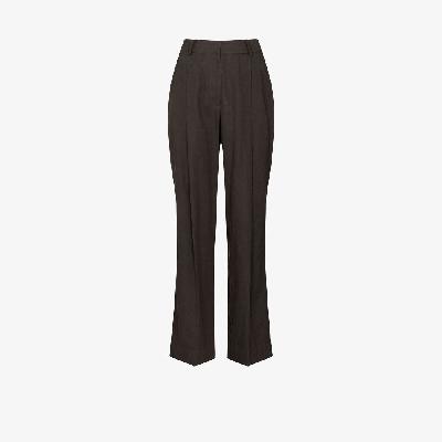 Low Classic - Grey High Waist Tailored Trousers