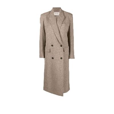 Low Classic - Neutral Double-Breasted Longline Coat