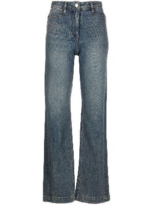 Low Classic - Blue High-Waisted Straight Leg Jeans