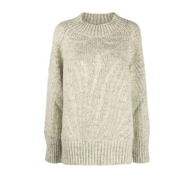 Maison Margiela - Green Chunky Knit Sweater