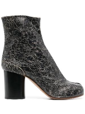 Maison Margiela - Black Tabi 80 Leather Ankle Boots