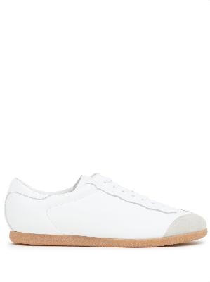 Maison Margiela - White Featherlight Leather Sneakers