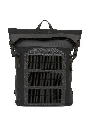 Maison Margiela - Black Panelled Buckle Backpack