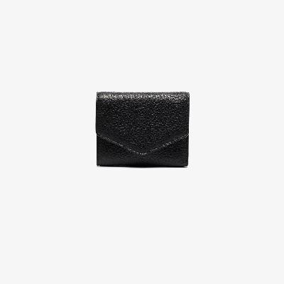 Maison Margiela - Black Grained Leather Wallet