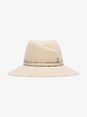Maison Michel - White Virginie Felt Trilby Hat