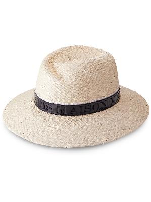 Maison Michel - Beige Virginie Straw Fedora Hat