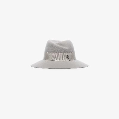 Maison Michel - Grey Virginie Wool Trilby Hat