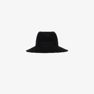 Maison Michel - Black Virginie Fedora Hat