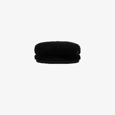Maison Michel - Black Abby Baker Boy Hat