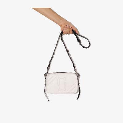 Marc Jacobs - White The Moto Shot 21 Leather Cross Body Bag