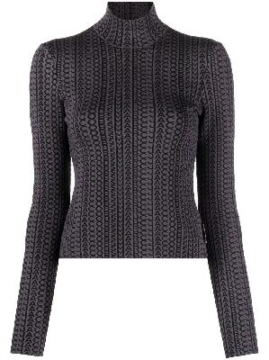 Marc Jacobs - Grey The Monogram Knitted Top