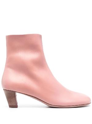 Marsèll - Pink Biscotto 50 Leather Ankle Boots