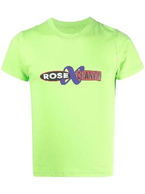 Martine Rose - Green Slogan Print Cotton T-Shirt