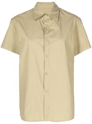 Matteau - Neutral Organic Cotton Short-Sleeve Shirt