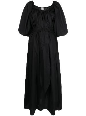 Matteau - Black Scoop Neck Dress