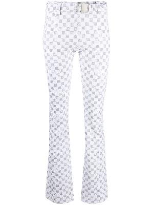MISBHV - X Browns White Ski Monogram Reflective Trousers