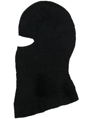 MISBHV - Black Logo-Embroidered Knitted Balaclava