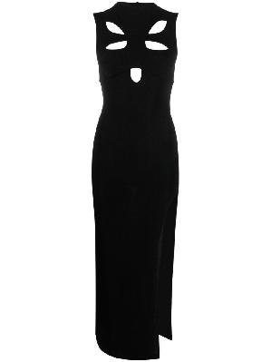 MISBHV - Black Cut-Out Butterfly Maxi Dress