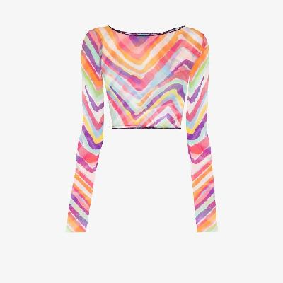 Missoni - Multicolour Zigzag Print Cropped Top
