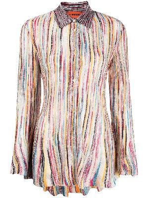 Missoni - Multicoloured Striped Long-Sleeve Shirt