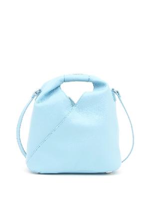 MM6 Maison Margiela - Blue Triangle Leather Top-Handle Bag