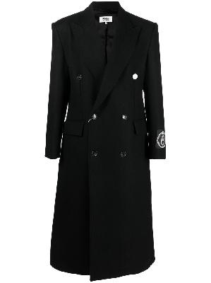 MM6 Maison Margiela - Black Double Breasted Coat