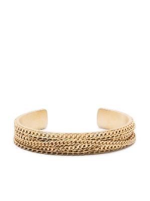 MM6 Maison Margiela - Gold-Tone Chain Cuff Bracelet