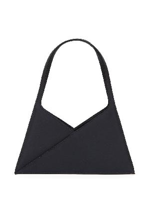 MM6 Maison Margiela - Black Triangle Leather Shoulder Bag