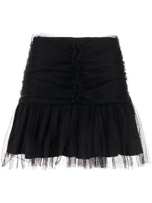 Molly Goddard - Black Clio Ruffled Mini Skirt