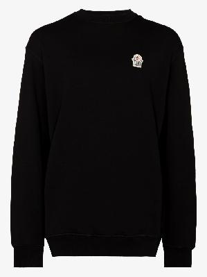 Moncler Genius - X Gentle Monster Black Logo Cotton Sweatshirt