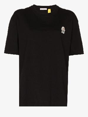 Moncler Genius - X Gentle Monster Black Logo Cotton T-Shirt