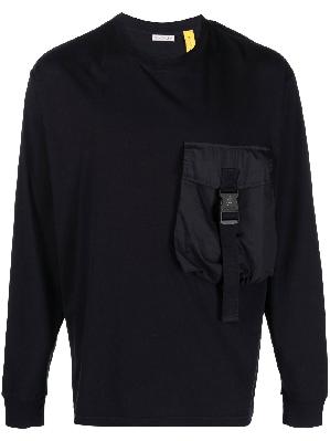 Moncler Genius - 1 Moncler JW Anderson Navy Chest Pocket Sweatshirt