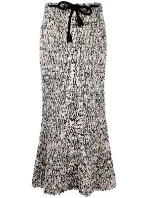 Moncler Genius - 2 Moncler 1952 Grey Bouclé Knit Maxi Skirt