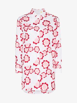 Moncler Genius - 4 Moncler Simone Rocha Floral Embroidered Cotton Shirt