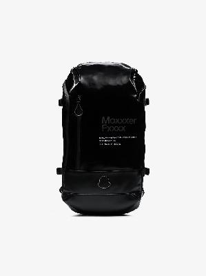 Moncler Genius - X Fragment Black Leather Backpack