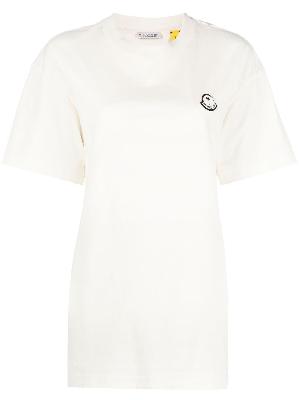 Moncler Genius - X Palm Angels White Logo Patch T-Shirt
