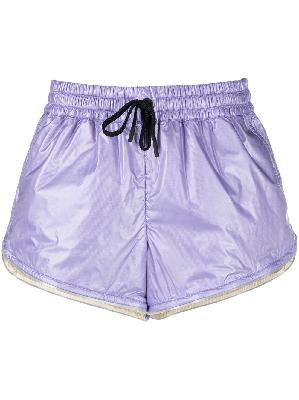 Moncler Grenoble - Purple Padded Ripstop Track Shorts