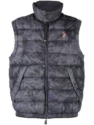 Moncler Grenoble - Grey Mornans Tie-Dye Quilted Gilet