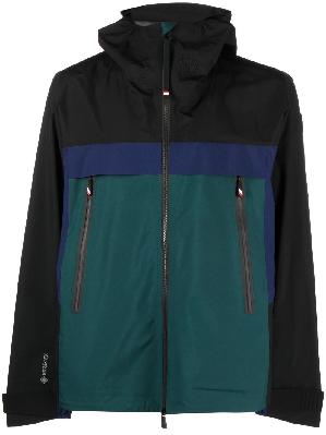 Moncler Grenoble - Green Villair Hooded Panelled Jacket