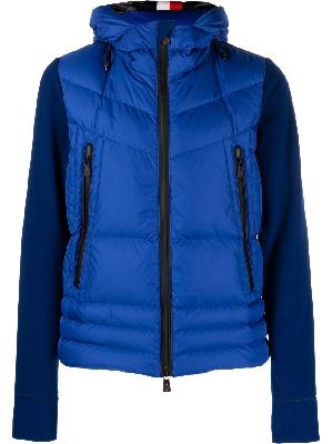 Moncler Grenoble - Blue Zip-Up Padded Jacket