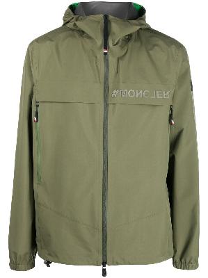 Moncler Grenoble - Green Shipton Logo Print Hooded Jacket