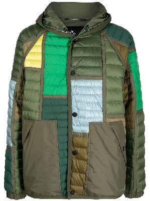 Moncler Grenoble - Green Raron Patchwork Padded Jacket