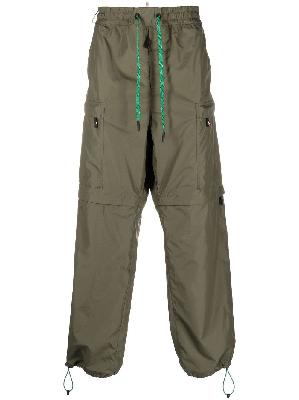 Moncler Grenoble - Green Cargo Drawstring Trousers
