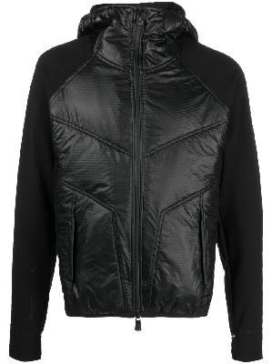 Moncler Grenoble - Black Hooded Quilted Jacket