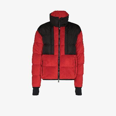 Moncler Grenoble - Red Zip-Up Padded Jacket