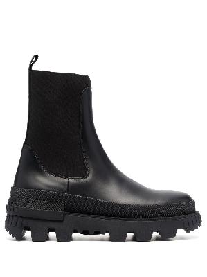 Moncler - Black Neue Leather Chelsea Boots