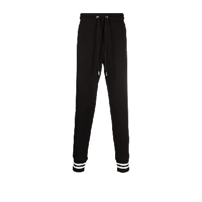 Moncler - Black Logo Patch Tapered Cotton Track Pants