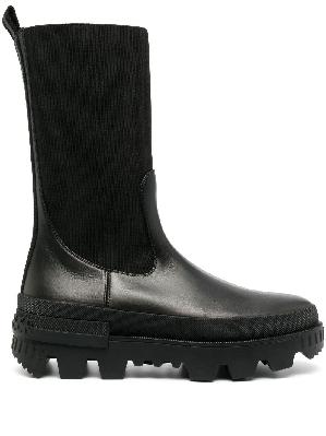 Moncler - Ridged-Sole Panelled Boots