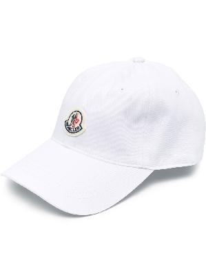 Moncler - White Embroidered Logo Baseball Hat
