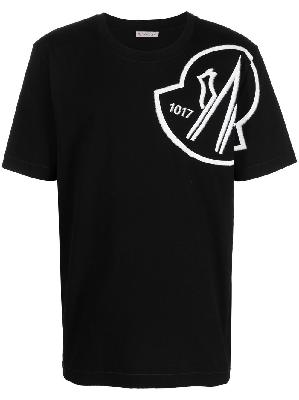 Moncler - Black Logo Print T-Shirt